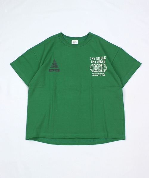FARM（ファーム）の「ﾜｰﾙﾄﾞﾏｯﾌﾟTｼｬﾂ（Tシャツ/カットソー・キッズ・ブラック/グリーン/ピンク・120cm/130cm/140cm/150cm/160cm）」の3枚目の写真
