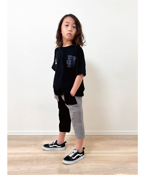 FARM（ファーム）の「ﾜｰﾙﾄﾞﾏｯﾌﾟTｼｬﾂ（Tシャツ/カットソー・キッズ・ブラック/グリーン/ピンク・120cm/130cm/140cm/150cm/160cm）」の12枚目の写真