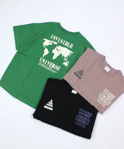 FARM（ファーム）の「ﾜｰﾙﾄﾞﾏｯﾌﾟTｼｬﾂ（Tシャツ/カットソー・キッズ・ブラック/グリーン/ピンク・120cm/130cm/140cm/150cm/160cm）」の11枚目の写真