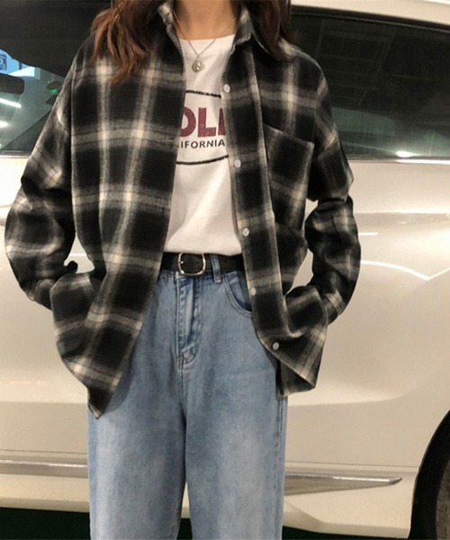 EPICKS（エピックス）の「ヴィンテージサークルロゴプリントTシャツ（Tシャツ/カットソー・レディース・ホワイト/チャコール/イエロー・MEDIUM/LARGE/X-LARGE）」の7枚目の写真