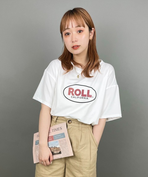 EPICKS（エピックス）の「ヴィンテージサークルロゴプリントTシャツ（Tシャツ/カットソー・レディース・ホワイト/チャコール/イエロー・MEDIUM/LARGE/X-LARGE）」の12枚目の写真