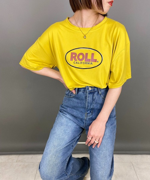 EPICKS（エピックス）の「ヴィンテージサークルロゴプリントTシャツ（Tシャツ/カットソー・レディース・ホワイト/チャコール/イエロー・MEDIUM/LARGE/X-LARGE）」の18枚目の写真