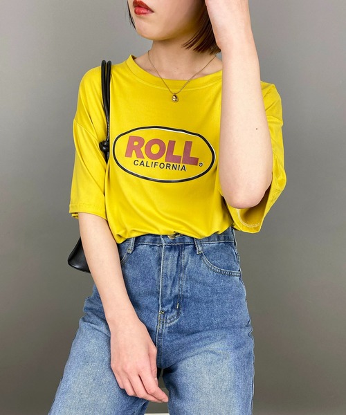 EPICKS（エピックス）の「ヴィンテージサークルロゴプリントTシャツ（Tシャツ/カットソー・レディース・ホワイト/チャコール/イエロー・MEDIUM/LARGE/X-LARGE）」の19枚目の写真