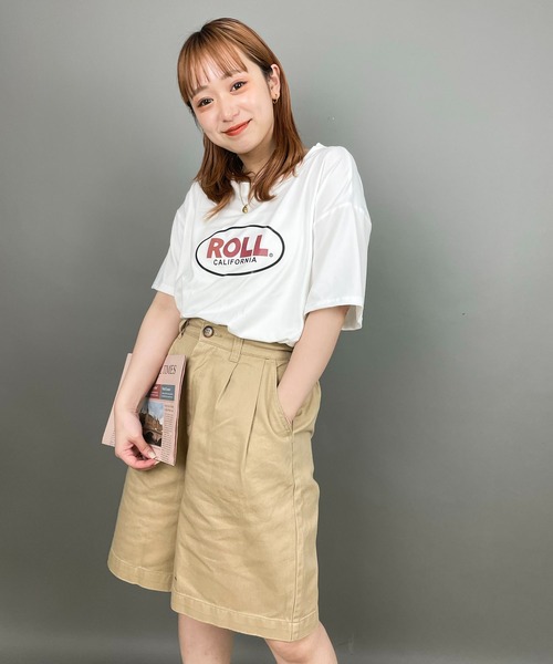 EPICKS（エピックス）の「ヴィンテージサークルロゴプリントTシャツ（Tシャツ/カットソー・レディース・ホワイト/チャコール/イエロー・MEDIUM/LARGE/X-LARGE）」の21枚目の写真