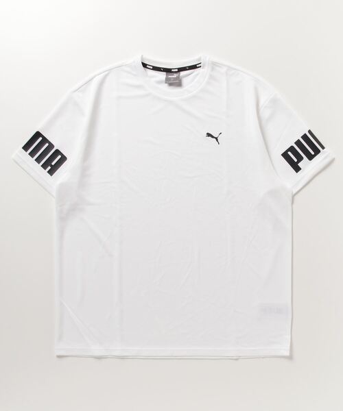 PUMA(プーマ)の「【別注】プーマ PUMA PUMA POWER ポリ SS Tシャツ_ 限定コラボ(Tシャツ/カットソー・メンズ・ブラック/ネイビー/ホワイト・M/L/S/3L/LL)」の1枚目の写真