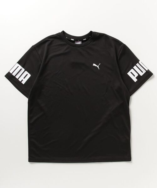 PUMA(プーマ)の「【別注】プーマ PUMA PUMA POWER ポリ SS Tシャツ_ 限定コラボ(Tシャツ/カットソー・メンズ・ブラック/ネイビー/ホワイト・M/L/S/3L/LL)」の2枚目の写真