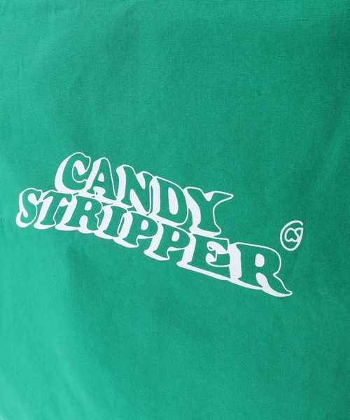 Candy Stripper（キャンディストリッパー）の「CANDY LOGO CANVAS TOTE バッグ（トートバッグ・レディース・イエロー/ピンク/グリーン/ブラック・FREE）」の15枚目の写真