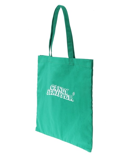 Candy Stripper（キャンディストリッパー）の「CANDY LOGO CANVAS TOTE バッグ（トートバッグ・レディース・イエロー/ピンク/グリーン/ブラック・FREE）」の12枚目の写真