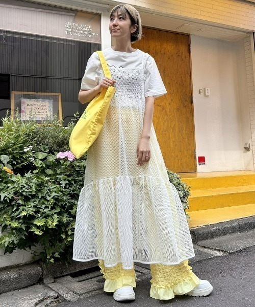 Candy Stripper（キャンディストリッパー）の「CANDY LOGO CANVAS TOTE バッグ（トートバッグ・レディース・イエロー/ピンク/グリーン/ブラック・FREE）」の6枚目の写真