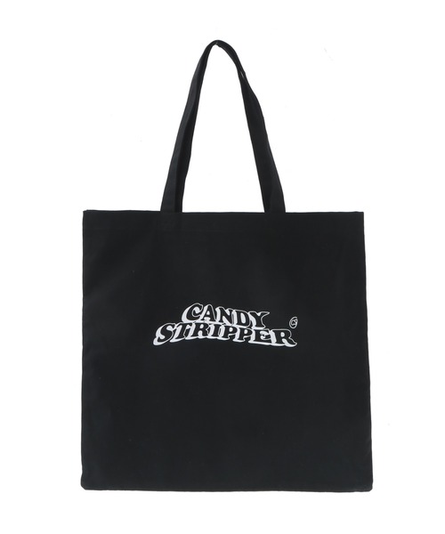 Candy Stripper（キャンディストリッパー）の「CANDY LOGO CANVAS TOTE バッグ（トートバッグ・レディース・イエロー/ピンク/グリーン/ブラック・FREE）」の18枚目の写真