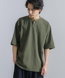 Audience（オーディエンス）の「日本製 VORTEX 8オンス ヘンリーネック テーパード 半袖Tシャツ AUD6405（Tシャツ/カットソー）」