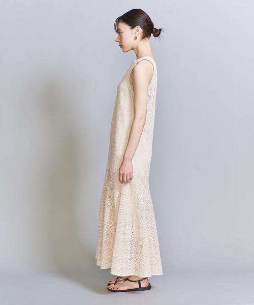 BEAUTY＆YOUTH ワンピースレースアップフレア BEAUTY＆YOUTH UNITED ARROWS ワンピース レースアップ フレア