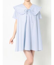 merry jenny | Bigカラーフレアミニワンピース(ワンピース)