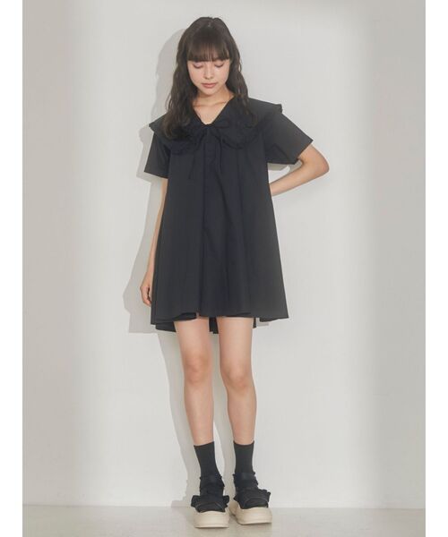 merry jenny（メリージェニー）の「Bigカラーフレアミニ