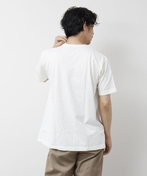 BARNS OUTFITTERS(バーンズアウトフィッターズ)の「【BARNS OUTFITTERS/バーンズアウトフィッターズ】別注プリントTシャツ come as you are(Tシャツ/カットソー・メンズ・ブラック/グレイッシュベージュ/ホワイト/ベビーピンク・M/S/L)」の10枚目の写真
