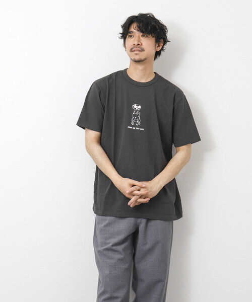 BARNS OUTFITTERS(バーンズアウトフィッターズ)の「【BARNS OUTFITTERS/バーンズアウトフィッターズ】別注プリントTシャツ come as you are(Tシャツ/カットソー・メンズ・ブラック/グレイッシュベージュ/ホワイト/ベビーピンク・M/S/L)」の21枚目の写真