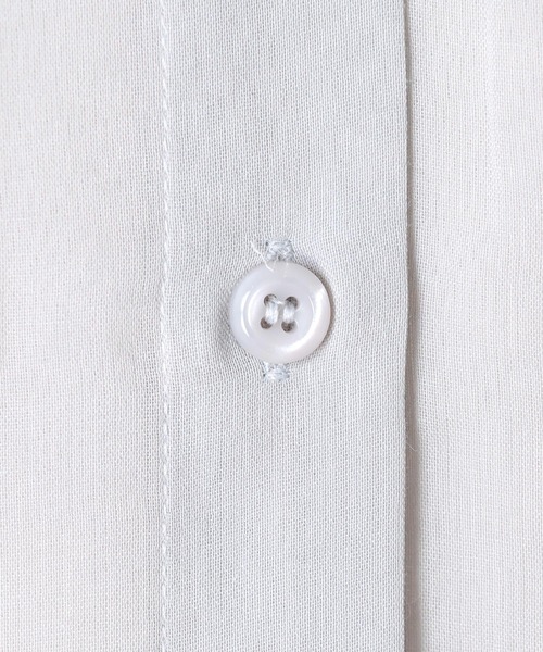 Jines(ジネス)の「ラグランスリーブスタンドネックブラウス(シャツ/ブラウス・レディース・ピンク/グレー/オフホワイト/ブラック/カーキ・38)」の13枚目の写真