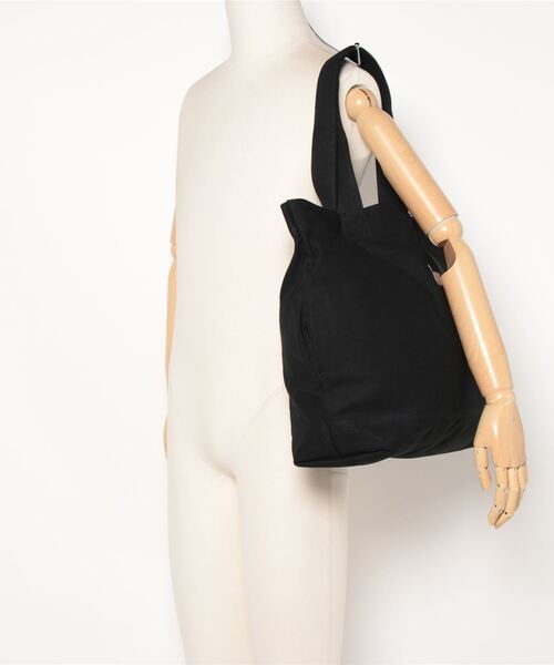 nop de nod（ノップドゥノッド）の「klud 16oz トートL（トートバッグ・レディース・グレー/ブラック/オートミール・8）」の5枚目の写真