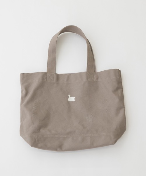 nop de nod（ノップドゥノッド）の「klud 16oz トートL（トートバッグ・レディース・グレー/ブラック/オートミール・8）」の10枚目の写真