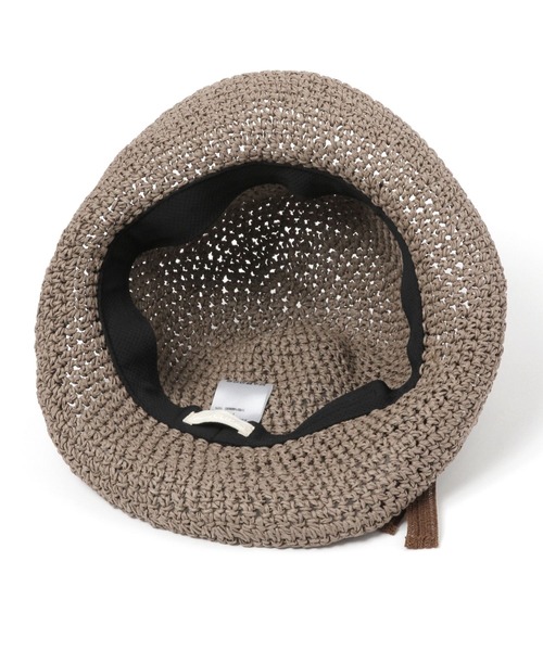 studio CLIP（スタディオクリップ）の「畳めるペーパーハット（ハット・レディース・キャメル/ライトグレー/ブラウン/ナチュラル・FREE）」の9枚目の写真