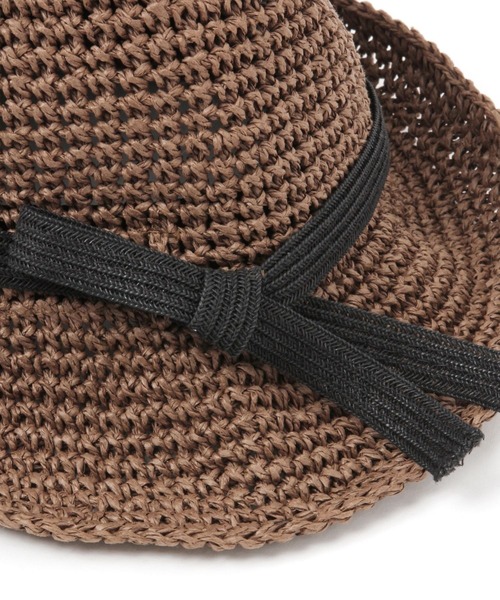 studio CLIP（スタディオクリップ）の「畳めるペーパーハット（ハット・レディース・キャメル/ライトグレー/ブラウン/ナチュラル・FREE）」の16枚目の写真