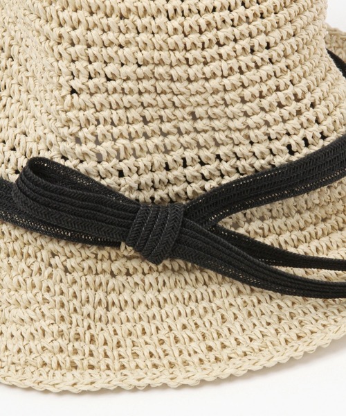 studio CLIP（スタディオクリップ）の「畳めるペーパーハット（ハット・レディース・キャメル/ライトグレー/ブラウン/ナチュラル・FREE）」の17枚目の写真