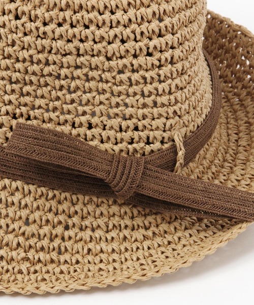 studio CLIP（スタディオクリップ）の「畳めるペーパーハット（ハット・レディース・キャメル/ライトグレー/ブラウン/ナチュラル・FREE）」の18枚目の写真