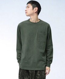 Goodwear グッドウェア ロング Tシャツ ポケット付き ヘヴィーウエイト 2W7-8518