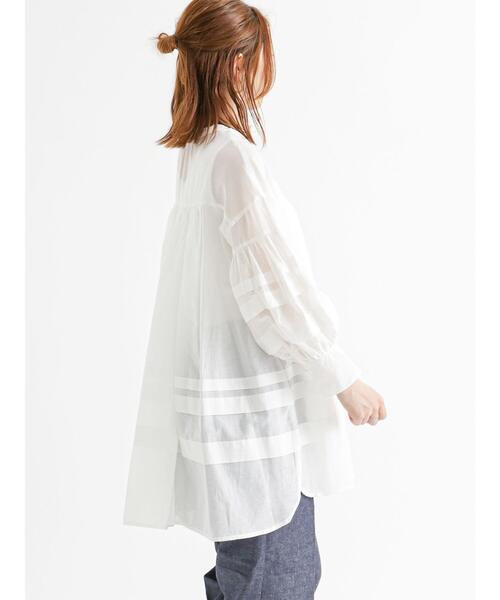 Te chichi（テチチ）の「タックギャザーボリュームブラウス（シャツ/ブラウス・レディース・グリーン/ブラック/オフホワイト・ﾌﾘ-）」の22枚目の写真