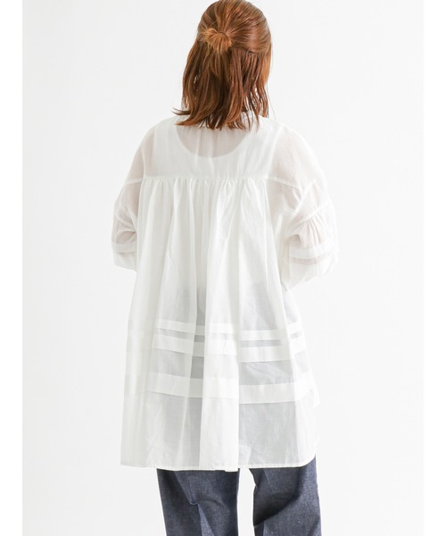 Te chichi（テチチ）の「タックギャザーボリュームブラウス（シャツ/ブラウス・レディース・グリーン/ブラック/オフホワイト・ﾌﾘ-）」の13枚目の写真