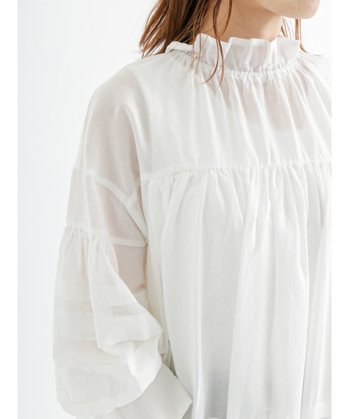 Te chichi（テチチ）の「タックギャザーボリュームブラウス（シャツ/ブラウス・レディース・グリーン/ブラック/オフホワイト・ﾌﾘ-）」の15枚目の写真