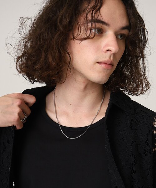 tk.TAKEO KIKUCHI（ティーケータケオキクチ）の「◆3WAYトリプルリングネックレス（ネックレス・メンズ・シルバー/シルバー系1/シルバー系・13）」の22枚目の写真