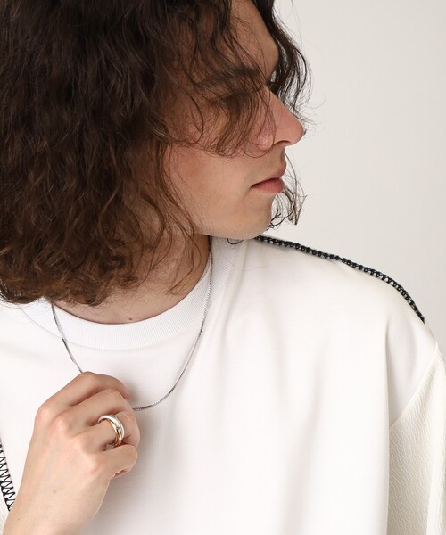 tk.TAKEO KIKUCHI（ティーケータケオキクチ）の「◆3WAYトリプルリングネックレス（ネックレス・メンズ・シルバー/シルバー系1/シルバー系・13）」の15枚目の写真