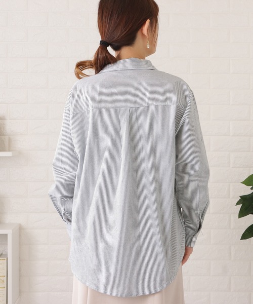Lace Ladies(レースレディース)の「オーバーサイズドロップショルダーシャツ(シャツ/ブラウス・レディース・ブラック/ブルー/ミント・FREE/S)」の15枚目の写真