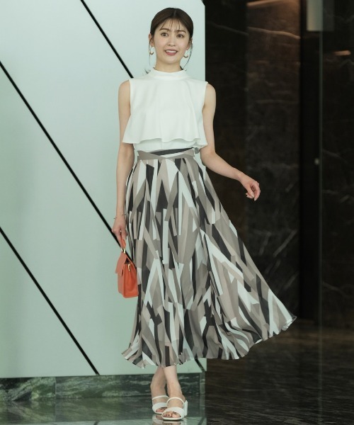 And Couture - And Couture  アンドクチュール　ブラウス　ノースリーブ　トップス AND COUTURE（アンドクチュール）の「【WEB限定】ハイカラー