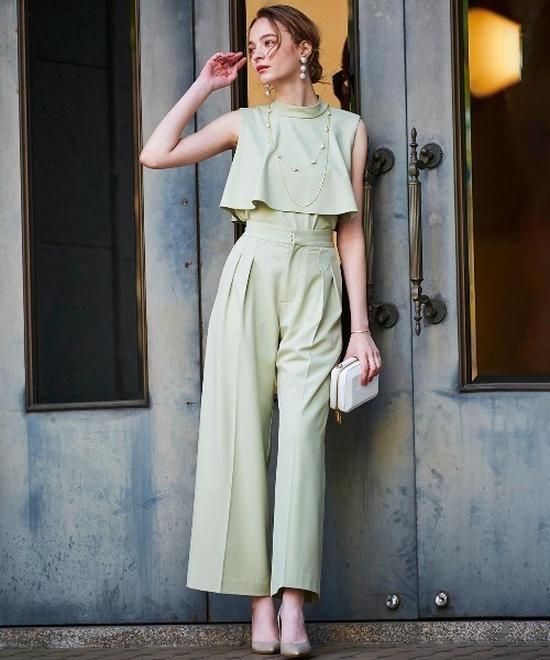 And Couture - And Couture  アンドクチュール　ブラウス　ノースリーブ　トップス AND COUTURE（アンドクチュール）の「【WEB限定】ハイカラー