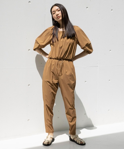 HEREIAM（ヘレイアム）の「【HERIEMA】撥水／アクティブオールインワン（つなぎ/オールインワン・レディース・ブラウン系その他/ブラック・MEDIUM/SMALL）」の5枚目の写真