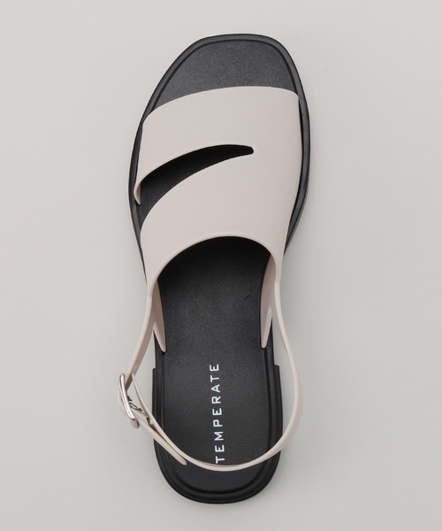TEMPERATE（テンパレイト）の「【TEMPERATE/テンパレイト】 PVCサンダル（サンダル・レディース・ライトグレー・36/38/40）」の10枚目の写真