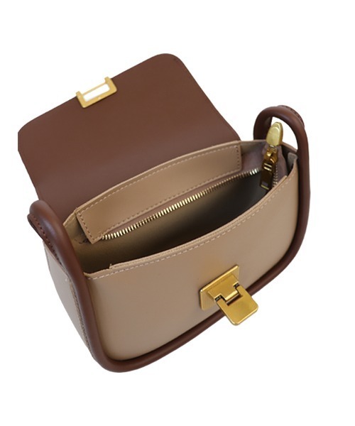 ACYM（アシーム）の「2tone shoulder バッグ（ショルダーバッグ・レディース・ベージュ/ブラック・FREE）」の18枚目の写真