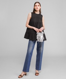 【新品】マリハMARIHAミューズのブラウス紺ネイビー IENA 【MARIHA/マリハ】ミューズのブラウス