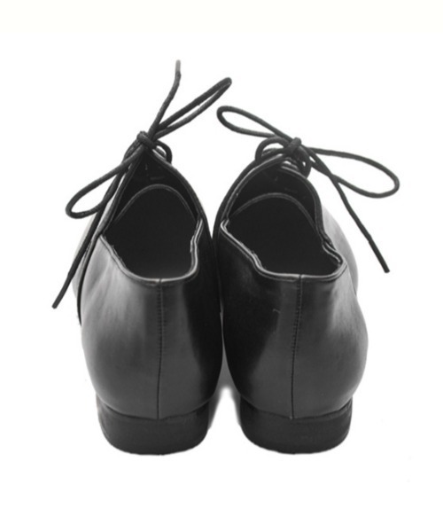 tukn.（トゥクン）の「【tukn.トゥクン】 レースアップマニッシュシューズ/ポインテッド/紐靴（その他シューズ・レディース・ブラック/ホワイト・S/M/L）」の17枚目の写真