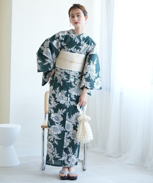 ひとりで着れる！かんたん二部式浴衣セット utatane 国内染色 utatane 浴衣 ひとりで着れる！かんたん二部式浴衣セット 国内