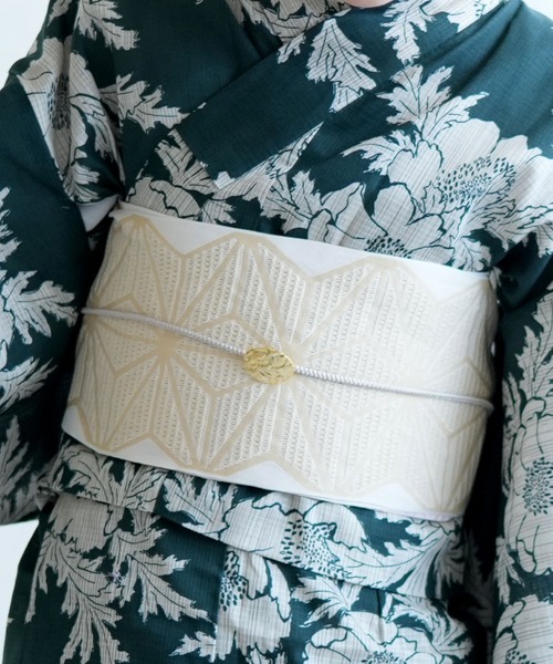 ウタタネ 浴衣 帯 2点セット utatane 国内染色 utatane 浴衣 選べる浴衣2点セット 作り帯 レディース