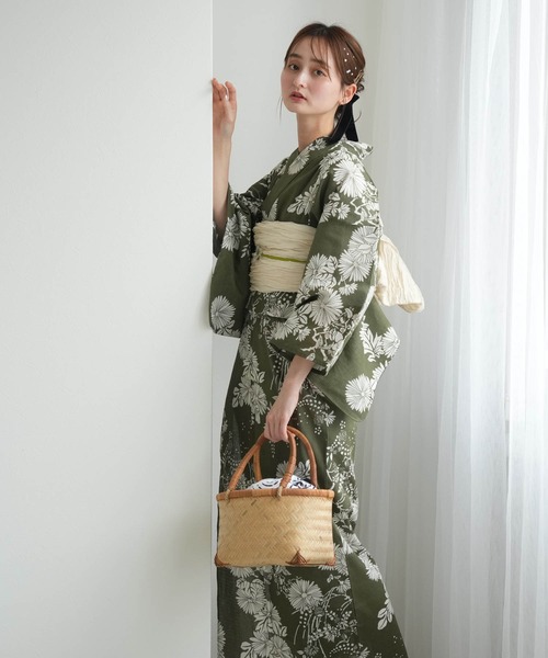 セール】ひとりで着れる！かんたん二部式浴衣セット utatane