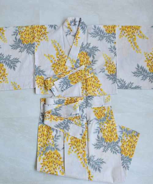 セール】ひとりで着れる！かんたん二部式浴衣セット utatane 国内染色