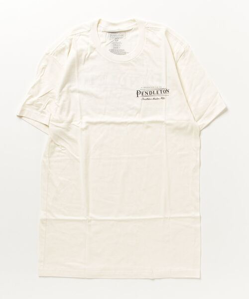 PENDLETON（ペンドルトン）の「ビンテージロゴグラフィック　Tシャツ（Tシャツ/カットソー・メンズ・ダークグレー/インディゴ×ゴールド/ナチュラル・LARGE/MEDIUM/SMALL/X-LARGE）」の3枚目の写真