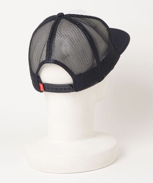 ACAPULCO GOLD(アカプルコゴールド)の「ACAPULCO GOLD / DISTILLERY TRUCKER HAT(キャップ・メンズ・ネイビー×ホワイト/ブラック×ホワイト・ONE SIZE)」の3枚目の写真