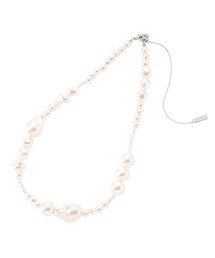 ◆【フェイクパール】ショートネックレス