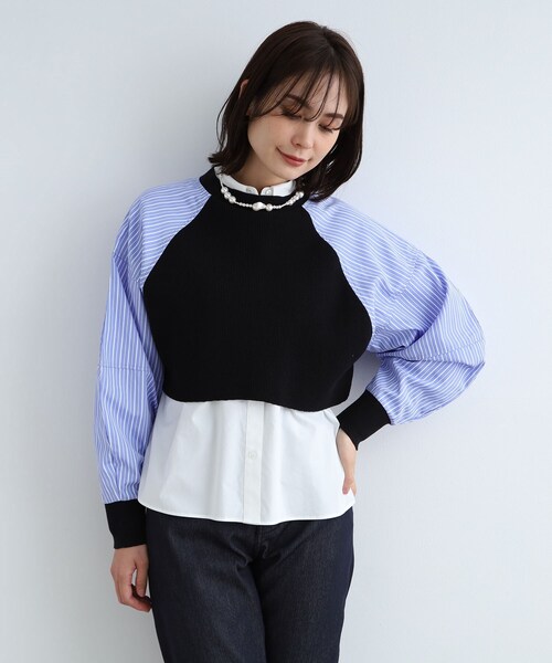INDIVI(インディヴィ)の「◆【フェイクパール】ショートネックレス(ネックレス・レディース・ホワイト系7/オフホワイト・00)」の12枚目の写真