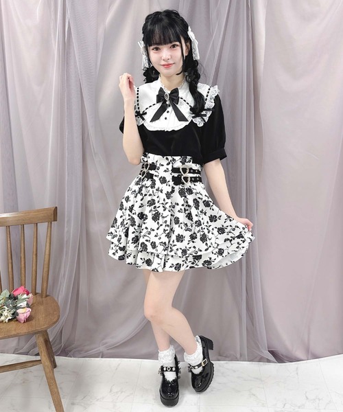 ROJITA(ロジータ)の「ボリューム三角衿ブラウス(シャツ/ブラウス・レディース・ブラック/ホワイト/パープル・FREE)」の16枚目の写真